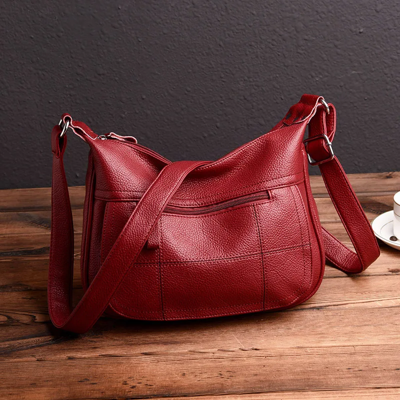 High Quality Genuine Leather Women's Handbags All-match Shoulder CrossBody Bags Lady Messenger Bag Big Size Hobos Women Bags
High Quality Genuine Leather Women's Handbags All-match Shoulder CrossBody Bags Lady Messenger Bag Big Size Hobos Women Bags