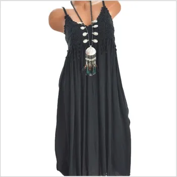 Fashion Women Boho Long Dress Summer Sexy Ladies White Beach Backless Party Sundress Sleeveless Sling O-Neck Dresses Vestido
Fashion Women Boho Long Dress Summer Sexy Ladies White Beach Backless Party Sundress Sleeveless Sling O-Neck Dresses Vestido