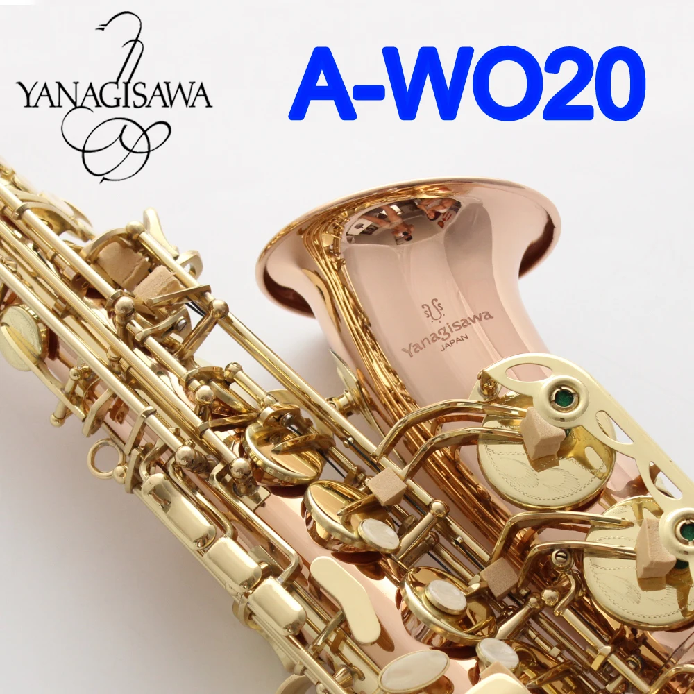

Yanagisawa Alto Saxophone A-WO20 Phosphor Bronze Copper Gold Key Sax Alto Mouthpiece Ligature Reeds Neck Case Musical Instrument