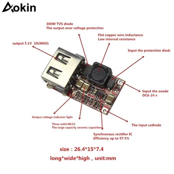 10pcs DC 6-24V 12V/24v to 5V USB Output Charger Step Down Power Module Mini DC-DC Step up Boost Module
10pcs DC 6-24V 12V/24v to 5V USB Output Charger Step Down Power Module Mini DC-DC Step up Boost Module