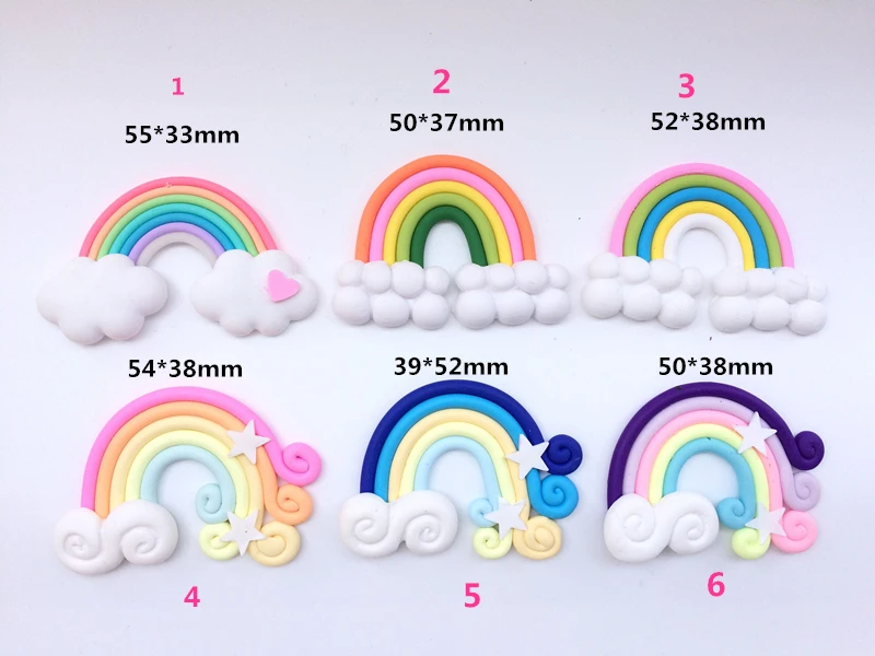 High Quality Beauty 6 colors Kawaii Spiral Rainbow Lollipop Candy Polymer Clay Cabochons Flatback For DIY Phone Decoration
High Quality Beauty 6 colors Kawaii Spiral Rainbow Lollipop Candy Polymer Clay Cabochons Flatback For DIY Phone Decoration