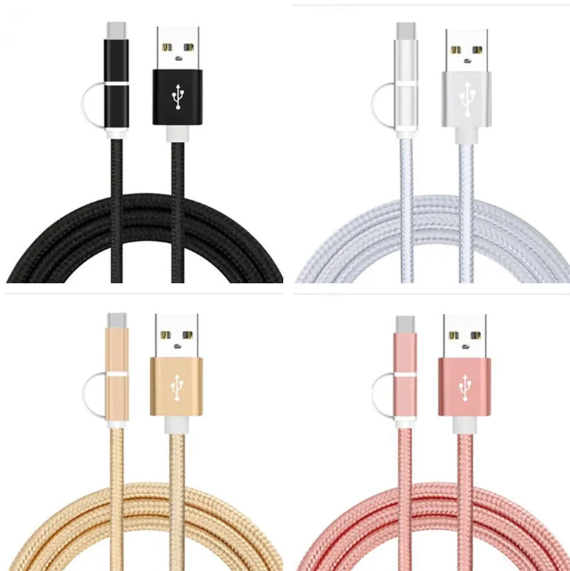 2 in 1 USB Type C Micro USB smartphone Charging Cable USB-C For ASUS LG SONY ONEPLUS powerbank lenovo type-c xiaomi max 3 redmi
2 in 1 USB Type C Micro USB smartphone Charging Cable USB-C For ASUS LG SONY ONEPLUS powerbank lenovo type-c xiaomi max 3 redmi