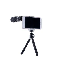 Universal Clip On 12X Telephoto Lens Mobile Phone Optical Zoom Lense Telescope Camera For iPhone 5s 6 Sumgung Huawei Xiaomi Sony