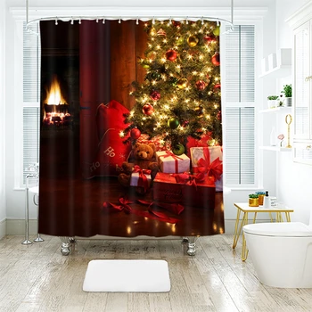 Senisaihon 3D Shower Curtains Colored Christmas Tree/Colored Balls Pattern Bath Curtains Waterproof Fabrics Bathroom Curtains
Senisaihon 3D Shower Curtains Colored Christmas Tree/Colored Balls Pattern Bath Curtains Waterproof Fabrics Bathroom Curtains
