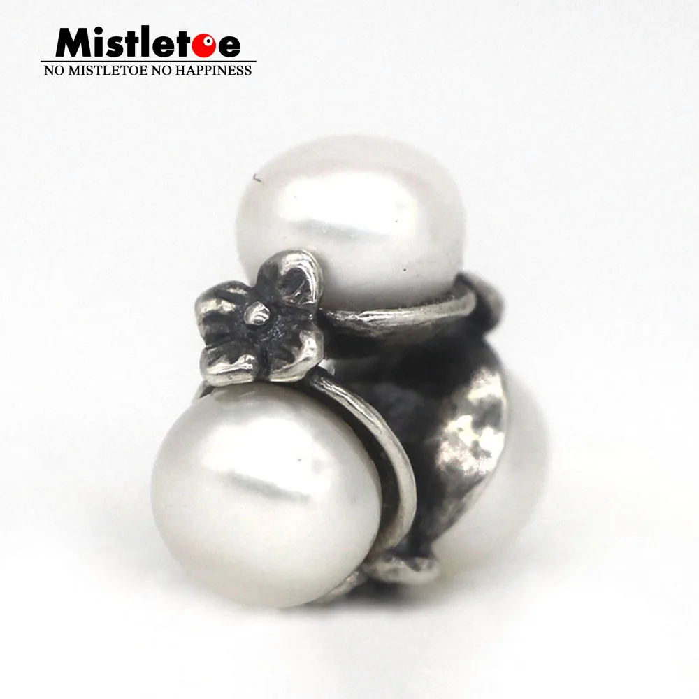 Mistletoe 925 Sterling Silver Triple Pearl, White Charm Natural White Pearl Bead Fit European Troll 3.0mm Bracelet Jewelry
Mistletoe 925 Sterling Silver Triple Pearl, White Charm Natural White Pearl Bead Fit European Troll 3.0mm Bracelet Jewelry