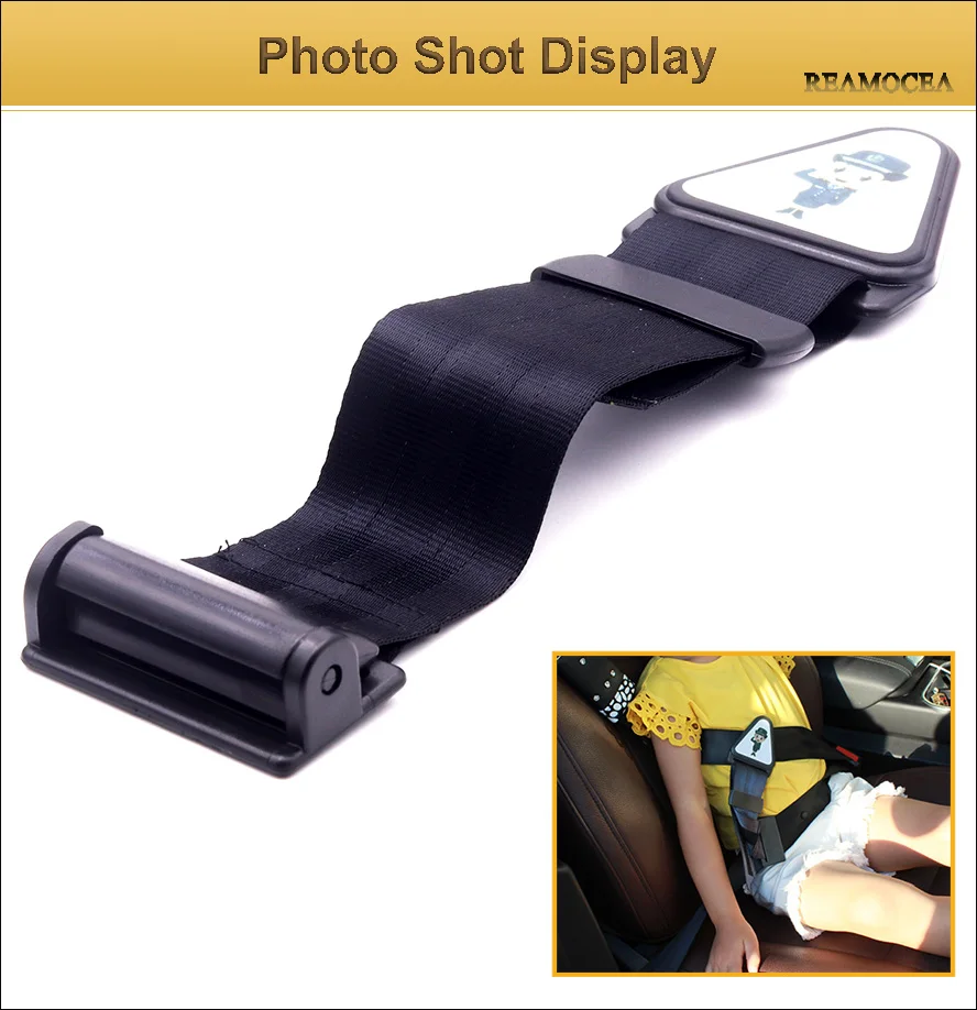 1Pc Car Baby Safety Seat Clip Fixed Lock Black Adjustable Toddlers Kids Child Seat Belt Buckle Strap Clamp Protection (10)