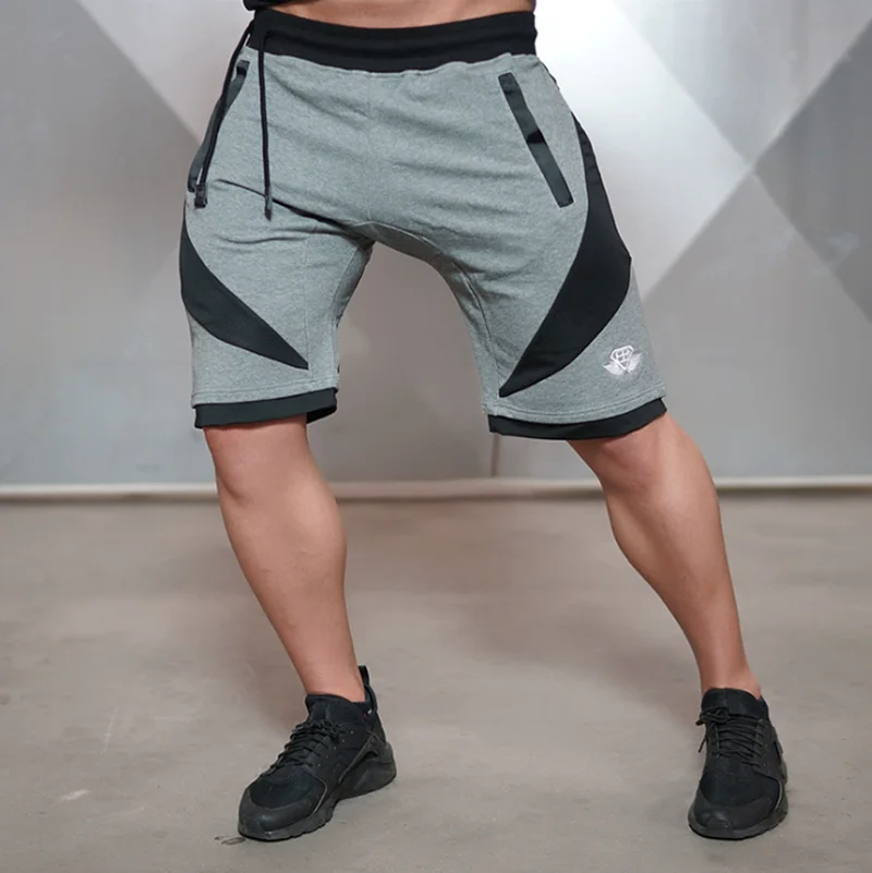 2018 NEW Fashion Fitness Joggers Shorts Men Casual Style Bodybuilding