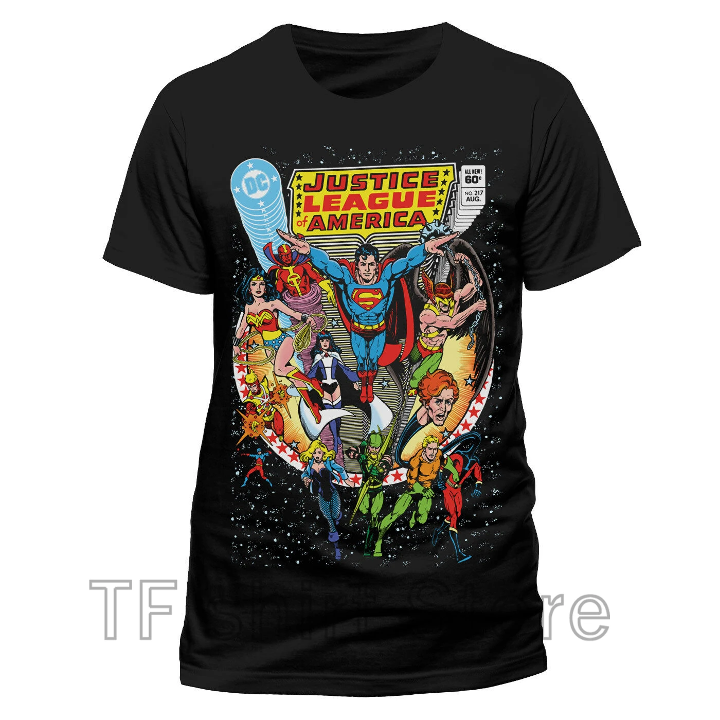 Funny Print Men T shirt Women cool tshirt Justice League T-Shirt Comic Cover 217 1983 Mens Black S M L XL NEW
Funny Print Men T shirt Women cool tshirt Justice League T-Shirt Comic Cover 217 1983 Mens Black S M L XL NEW