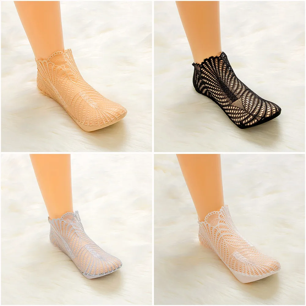 1 Pair Summer Hollow Lace Floral Mesh Ultra-thin Elastic Silky Short Ankle Socks Fancy Princess Women Breathable Socks
1 Pair Summer Hollow Lace Floral Mesh Ultra-thin Elastic Silky Short Ankle Socks Fancy Princess Women Breathable Socks
