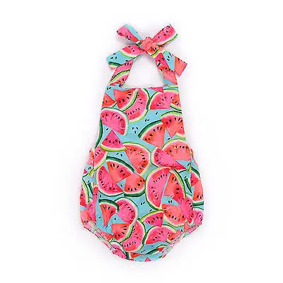 Infant Baby Kids Girl Romper Watermelon Cotton Sleeveless Romper Jumpsuit Outfits Sunsuit Clothes
Infant Baby Kids Girl Romper Watermelon Cotton Sleeveless Romper Jumpsuit Outfits Sunsuit Clothes