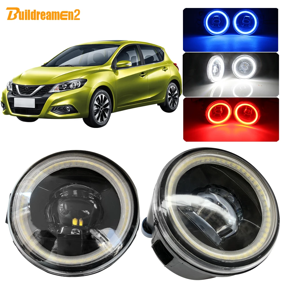 Buildreamen2 Car Accessories H11 4000LM LED Fog Light Lens Angel Eye Daytime Running Light DRL 12V For Nissan Tiida 2007-2012
Buildreamen2 Car Accessories H11 4000LM LED Fog Light Lens Angel Eye Daytime Running Light DRL 12V For Nissan Tiida 2007-2012