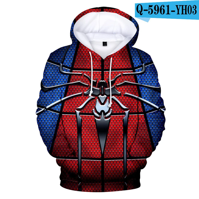 2019 Spiderman Costume Far From Home Hoodie Peter Parker Polyester Tracksuit Men Women 3D Clothing Hooded 3D Hoodies Men Hoodies
2019 Spiderman Costume Far From Home Hoodie Peter Parker Polyester Tracksuit Men Women 3D Clothing Hooded 3D Hoodies Men Hoodies