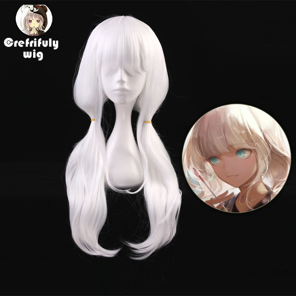 Danganronpa V3: Killing Harmony Long White Cosplay Wig Synthetic Hair Halloween Costume Party Wigs For Women 70cm
Danganronpa V3: Killing Harmony Long White Cosplay Wig Synthetic Hair Halloween Costume Party Wigs For Women 70cm