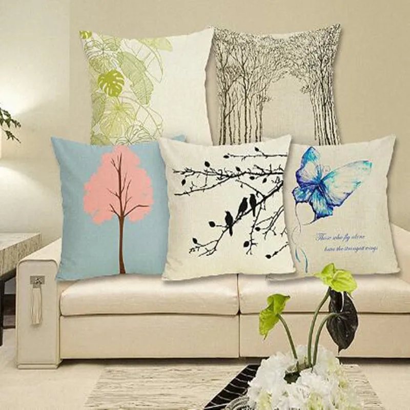 Birds And Tree Print Cushion Cover Decor Decorative Cushion Case Throw Pillow Cover Linen Cushion for Sofa Decorative Pillows
Birds And Tree Print Cushion Cover Decor Decorative Cushion Case Throw Pillow Cover Linen Cushion for Sofa Decorative Pillows