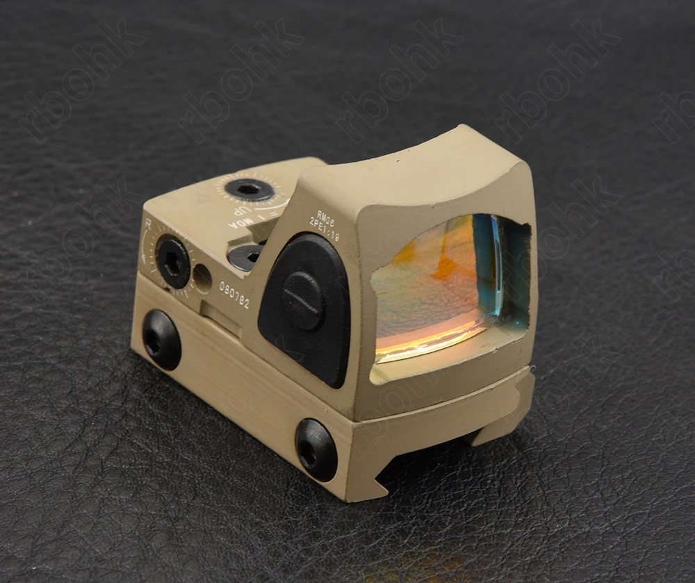 Mini rifle pistol trijicon rmr style 1x red dot sight scope picatinny rail mount and glock base Key switch 6 MOA TAN M6327
Mini rifle pistol trijicon rmr style 1x red dot sight scope picatinny rail mount and glock base Key switch 6 MOA TAN M6327