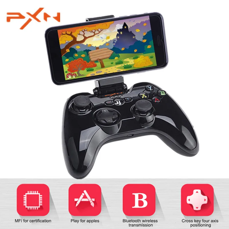 PXN Gamepad Handheld Game Console Certified Speedy Wireless Bluetooth Portable Game Controller For iphone/ipad/App TV Boys Gifts
PXN Gamepad Handheld Game Console Certified Speedy Wireless Bluetooth Portable Game Controller For iphone/ipad/App TV Boys Gifts