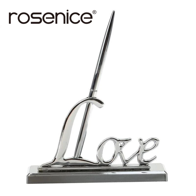 Wedding Party Signing Pen with Gold Silver Plated Metal Love Holder Guest Book Signing Pen Set Wedding Supplies
Wedding Party Signing Pen with Gold Silver Plated Metal Love Holder Guest Book Signing Pen Set Wedding Supplies