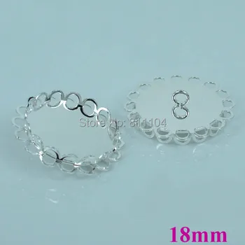 18mm Blank Double Round Hollow Lace Bezel tray Cameo Cabochon Bases Settings Caps Buttons Back Loop Findings Silver Plated Brass
18mm Blank Double Round Hollow Lace Bezel tray Cameo Cabochon Bases Settings Caps Buttons Back Loop Findings Silver Plated Brass