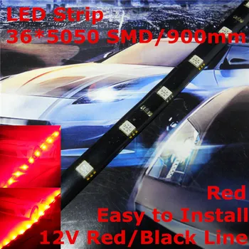 Stock Shipping New 12V CE Car LED Decoration Soft Strip 900mm Red Color(36*5050 SMD) For Out/In Door Signal Atmosphere Light
Stock Shipping New 12V CE Car LED Decoration Soft Strip 900mm Red Color(36*5050 SMD) For Out/In Door Signal Atmosphere Light