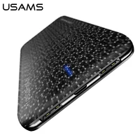 USAMS Power Bank 15mm Ultra Slim 10000mAh Powerbank Mobile Phone 2.1A Output 10000mah Universal Phone External Battery image