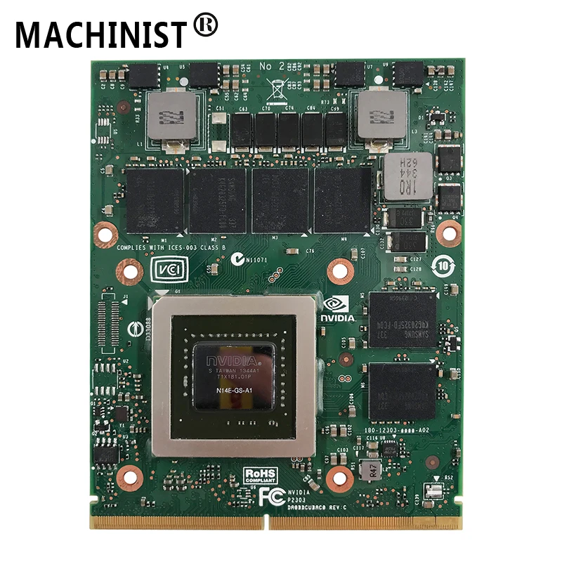For Toshiba X75-A7204KL X75-A7295 X75-A GTX 770M 3GB MXM N14E-GS-A1 Video Graphic Card GDDR5 A000241060 VGA Board DA0BDCUBAC0
For Toshiba X75-A7204KL X75-A7295 X75-A GTX 770M 3GB MXM N14E-GS-A1 Video Graphic Card GDDR5 A000241060 VGA Board DA0BDCUBAC0
