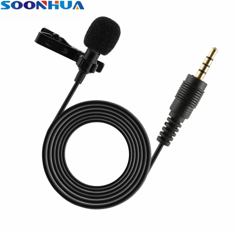 SOONHUA Professional HiFi Stereo Microphone Super Mini 3.5mm Plug Condenser Lavalier With Audio Mic For Voice Recording Singing
SOONHUA Professional HiFi Stereo Microphone Super Mini 3.5mm Plug Condenser Lavalier With Audio Mic For Voice Recording Singing