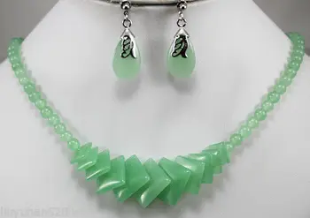 Wonderful Beautiful light green gem earrings necklace set Quartz Fine Bridal wide watch wings women queen
Wonderful Beautiful light green gem earrings necklace set Quartz Fine Bridal wide watch wings women queen