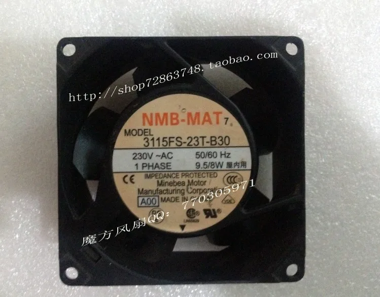Высокотемпературная алюминиевая машина NMB minбела NMB 8038 230V 9,5/8W 3115FS-23T-B30
Высокотемпературная алюминиевая машина NMB minбела NMB 8038 230V 9,5/8W 3115FS-23T-B30