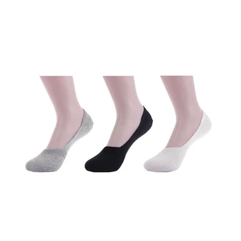3 pairs pure color invisible socks fashion women's casual cotton breathable boat socks silica gel non-slip elastic short sock 
3 pairs pure color invisible socks fashion women's casual cotton breathable boat socks silica gel non-slip elastic short sock