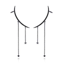 XIUMEIYIZU Fashion Simple Design Sweep Wrap Jet Black Cubic Zirconia Star Drops Ear Crawler Climber Cuff Earrings for Women
XIUMEIYIZU Fashion Simple Design Sweep Wrap Jet Black Cubic Zirconia Star Drops Ear Crawler Climber Cuff Earrings for Women