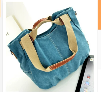 2014 spring and summer women canvas bag with leather shoulder influx of portable multi-purpose
2014 spring and summer women canvas bag with leather shoulder influx of portable multi-purpose