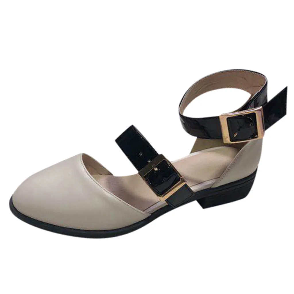 Ladies Plus Size Office Working Pumps Shoes Women Low-Heeled Ankle Buckle Strap Casual Single Shoes Sandals Zapatos De Mujer New
Ladies Plus Size Office Working Pumps Shoes Women Low-Heeled Ankle Buckle Strap Casual Single Shoes Sandals Zapatos De Mujer New
