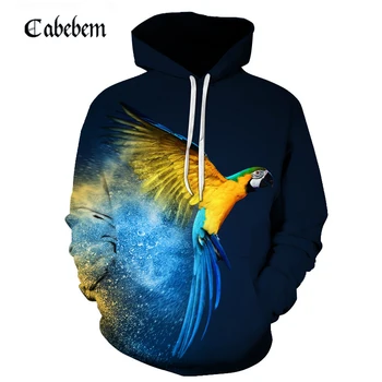 2019 Large size men clothing / women's 3D printed casual hoodie animal world hooded sweatshirt Harajuku parrot male hoodie
2019 Large size men clothing / women's 3D printed casual hoodie animal world hooded sweatshirt Harajuku parrot male hoodie