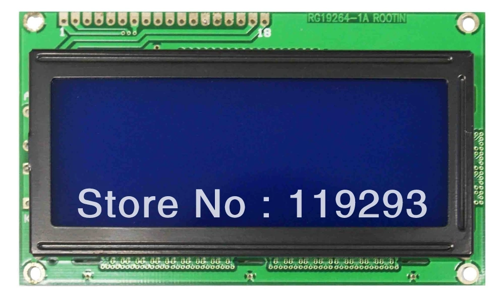 LCD12864 black font yellow-green screen LCD screen 5V Chinese character library with backlight ST7920-5PS/LOT
LCD12864 black font yellow-green screen LCD screen 5V Chinese character library with backlight ST7920-5PS/LOT