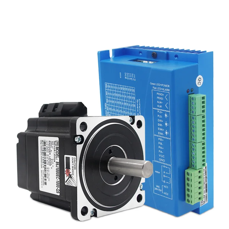 86 Closed-Loop Stepper Motor 4.5NM Two-Phase Hybrid Servomotor Driver Set Manufacturer Direct Selling
86 Closed-Loop Stepper Motor 4.5NM Two-Phase Hybrid Servomotor Driver Set Manufacturer Direct Selling
