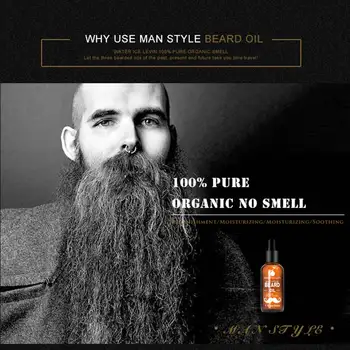 30ml Men Beard Oil for Styling Smoothing Mustache Growth Care Conditioner Softener Facial Grooming 669 
30ml Men Beard Oil for Styling Smoothing Mustache Growth Care Conditioner Softener Facial Grooming 669