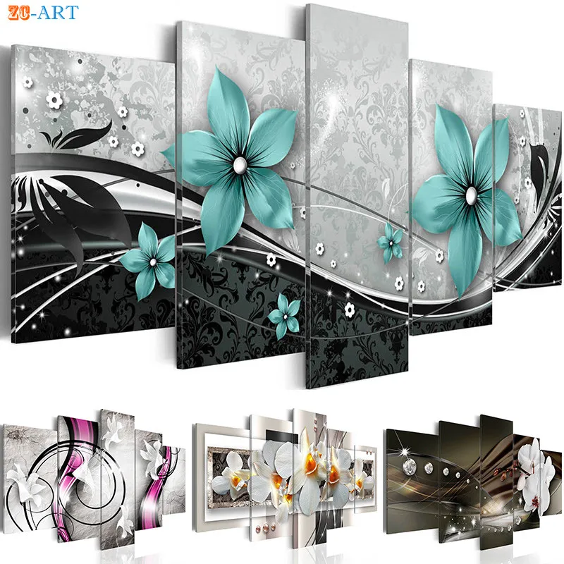 Orchids Print Poster Flower Canvas Painting Canvas Art 5 Panel Wall Pictures for Living Room Modular Pictures Wall Decor Framed
Orchids Print Poster Flower Canvas Painting Canvas Art 5 Panel Wall Pictures for Living Room Modular Pictures Wall Decor Framed