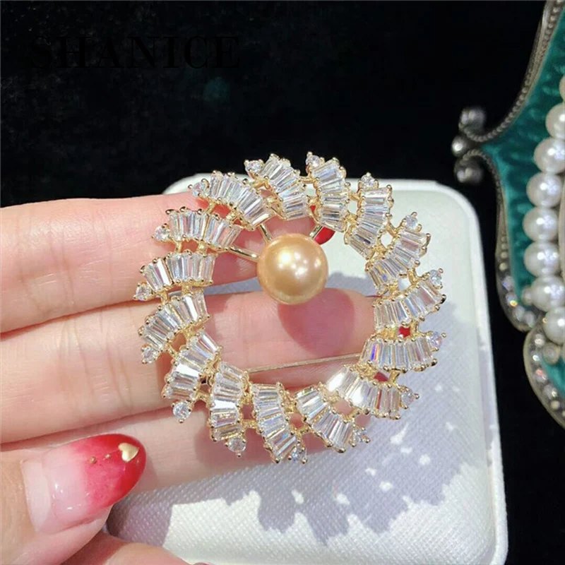 SHANICE Gorgeous Flower Large Brooches Sweater Pins for Women White Stones & Mirco Pave Crystal CZ Brooches Christmas Gifts
SHANICE Gorgeous Flower Large Brooches Sweater Pins for Women White Stones & Mirco Pave Crystal CZ Brooches Christmas Gifts