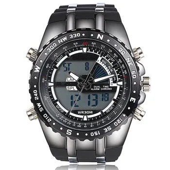 reloj hombre Men Watches Sport Men's Quartz Hour Clock Men Analog Digital LED Watch Sport Military Wrist Watch relogio masculino
reloj hombre Men Watches Sport Men's Quartz Hour Clock Men Analog Digital LED Watch Sport Military Wrist Watch relogio masculino