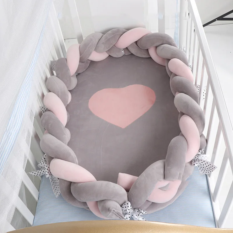 80*50cm Baby Nest Bed Portable Crib Travel Bed Infant Toddler Cotton Cradle for Newborn Baby Bassinet Bumper
80*50cm Baby Nest Bed Portable Crib Travel Bed Infant Toddler Cotton Cradle for Newborn Baby Bassinet Bumper