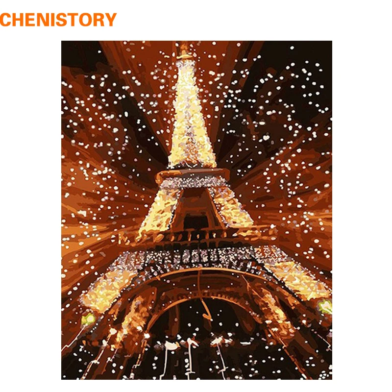 CHENISTORY Landscape Eiffel Tower DIY Painting By Numbers Handpainted Oil Painting Acrylic Paint On Canvas For Home Decoration
CHENISTORY Landscape Eiffel Tower DIY Painting By Numbers Handpainted Oil Painting Acrylic Paint On Canvas For Home Decoration