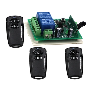 DC 24V 2CH RF Wireless Remote Control Switch Radio 2CH Relay Remote Light Switch for LED Lamp Light 315Mhz
DC 24V 2CH RF Wireless Remote Control Switch Radio 2CH Relay Remote Light Switch for LED Lamp Light 315Mhz