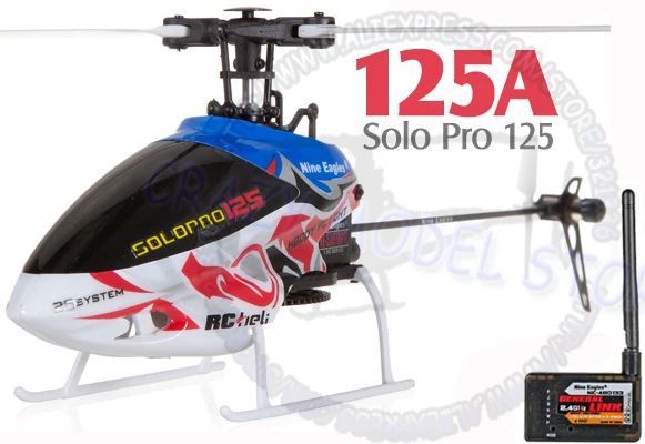 Nine Eagles SOLO PRO 125 6CH Flybarless Micro Helicopter with General Link BNF | Игрушки и хобби