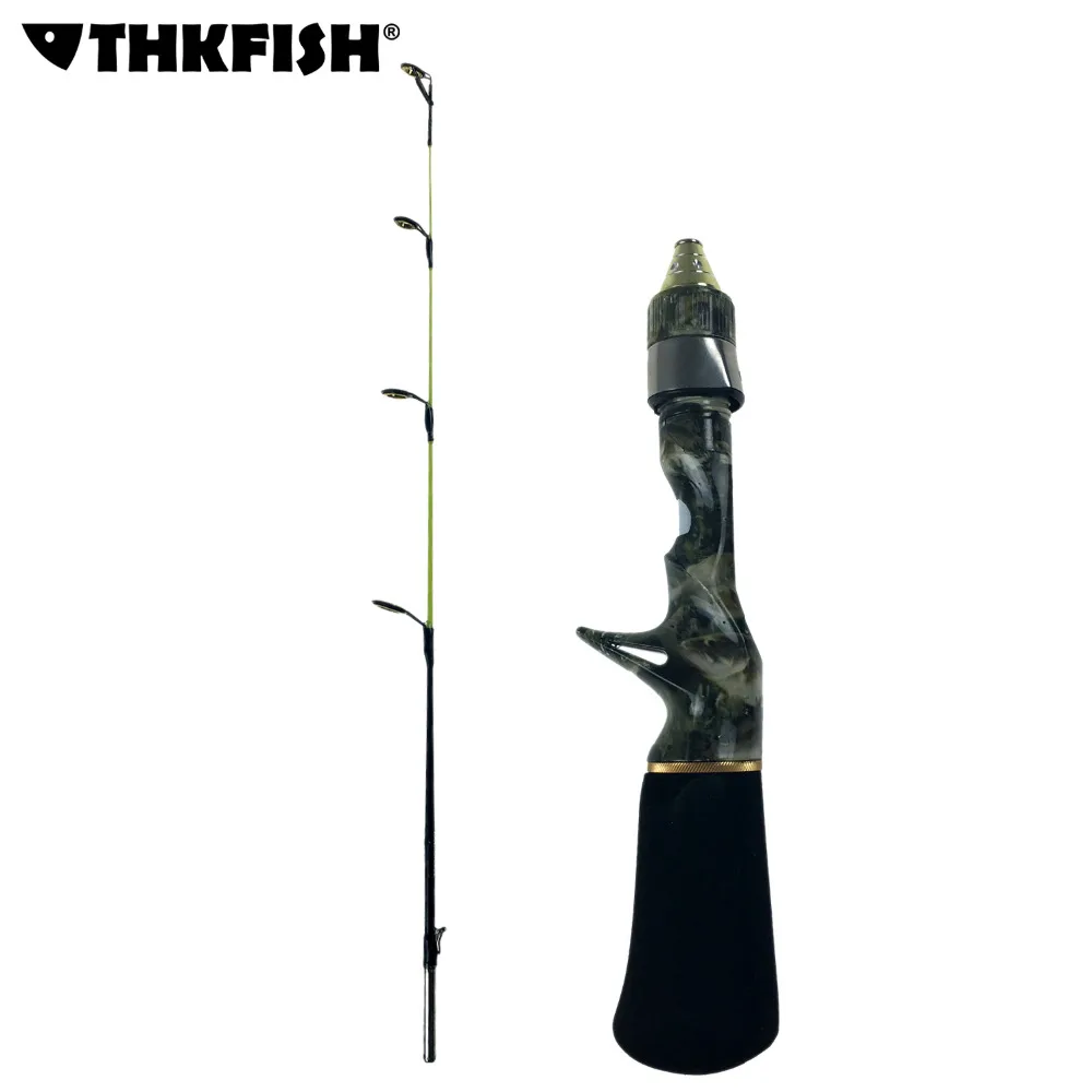 THKFISH Ice Fishing Rod 55cm 1.8ft Camouflage Camo Mini Protable Bait Casting Fishing Rod Pole
THKFISH Ice Fishing Rod 55cm 1.8ft Camouflage Camo Mini Protable Bait Casting Fishing Rod Pole