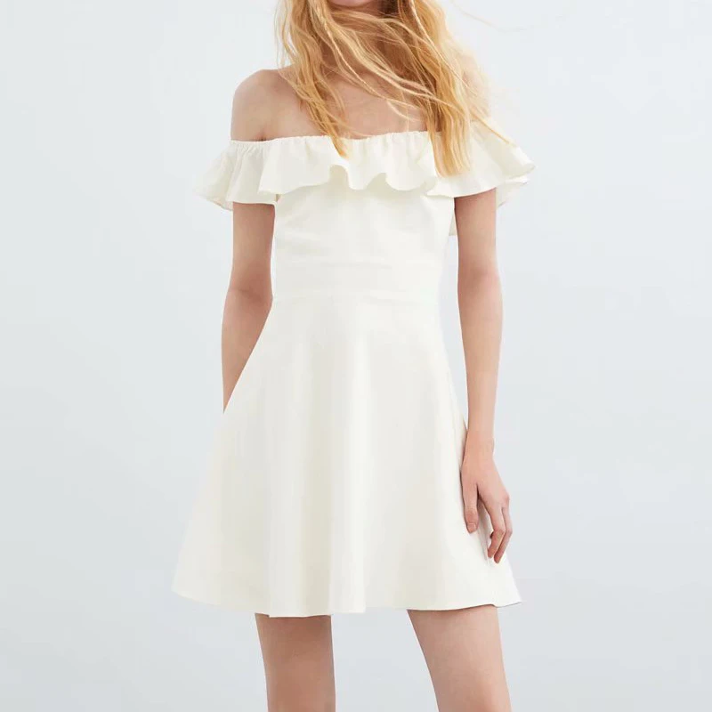 Summer dress lace-up casual dress ruffles women clothe 2019 off shoulder white dress women dresses
Summer dress lace-up casual dress ruffles women clothe 2019 off shoulder white dress women dresses