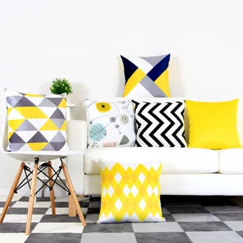 Supersoft Velvet Pillow Cover Yellow Grey Geometric Cushion Cover Chevron Home Decor Pillows Decorative Pillow Case 45X45CM
Supersoft Velvet Pillow Cover Yellow Grey Geometric Cushion Cover Chevron Home Decor Pillows Decorative Pillow Case 45X45CM