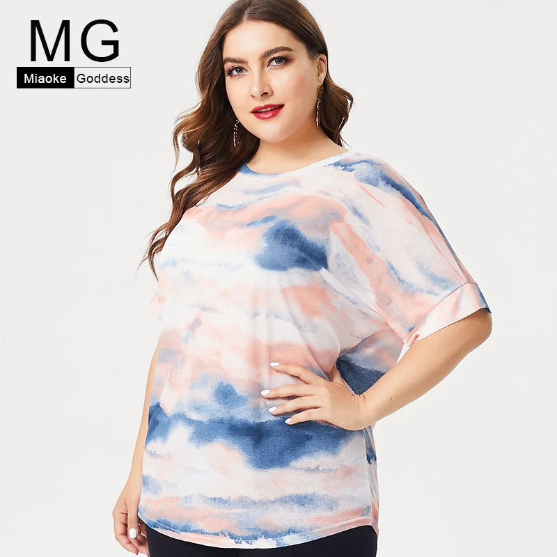 MG 2019 Summer Ladies Plus Size tie dye t-shirt fashion women office lady female large size oversized tops
MG 2019 Summer Ladies Plus Size tie dye t-shirt fashion women office lady female large size oversized tops