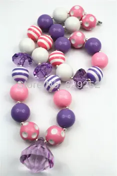 10pcs lot Xmas Gifts Necklace &bracelet set Pink&purple water drop Purple beads chunky necklaces for girls and kids CB273
10pcs lot Xmas Gifts Necklace &bracelet set Pink&purple water drop Purple beads chunky necklaces for girls and kids CB273
