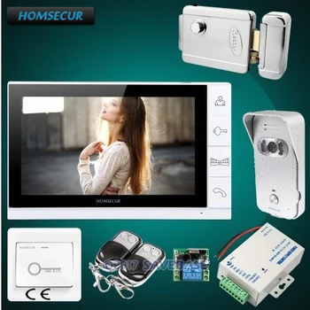 HOMSECUR 9" Video Door Entry Phone Call System with Electric Lock+Outdoor Monitoring for House/Flat
HOMSECUR 9" Video Door Entry Phone Call System with Electric Lock+Outdoor Monitoring for House/Flat