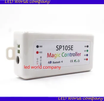 SP105E Magic Controller Bluetooth 4.0 DC5-24V 2048 Pixels for WS2811 2812 2801 6803 IC LED Strip Support IOS / Android APP
SP105E Magic Controller Bluetooth 4.0 DC5-24V 2048 Pixels for WS2811 2812 2801 6803 IC LED Strip Support IOS / Android APP
